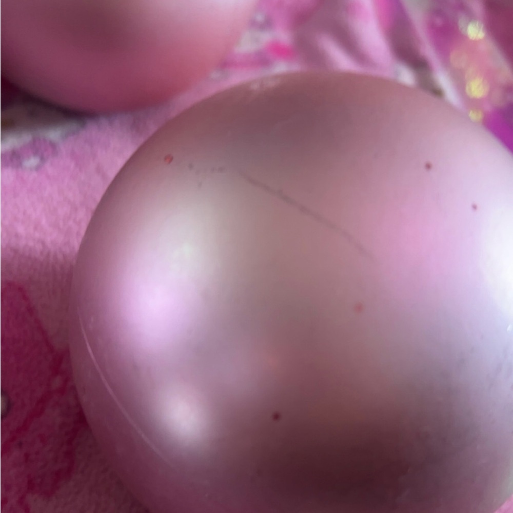 36 Ornaments set Rose Gold Pink, glitter, Metallic Holiday Ornaments - Picture 11 of 13